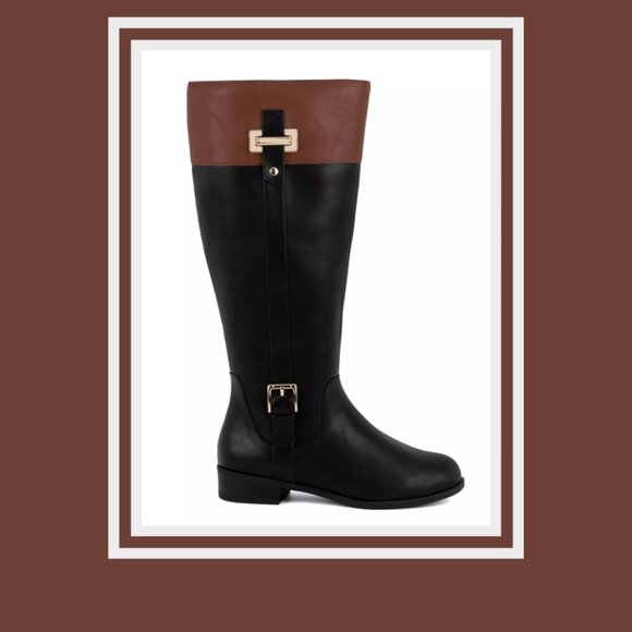 Karen Scott Shoes - Karen Scott DiLiee Riding Boots 7W Wide Calf